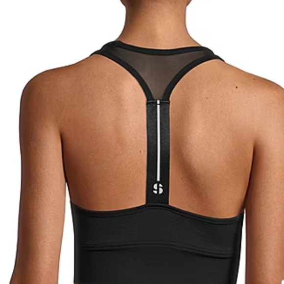 Sports Illustrated Women's Size XXL Sports Bra Racerback Compression Fit Padded - Picture 2 of 6